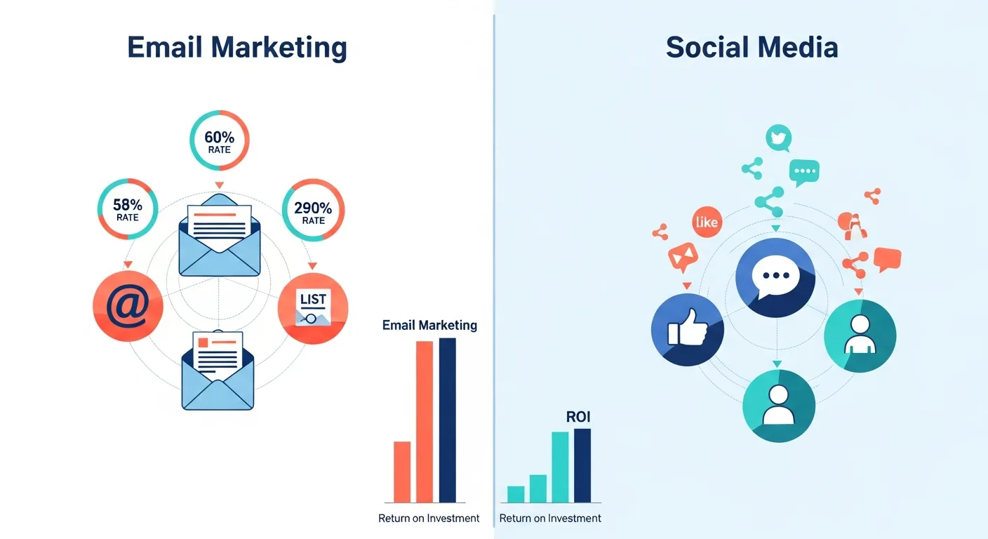 Email marketing vs redes sociales: datos que te van a sorprender