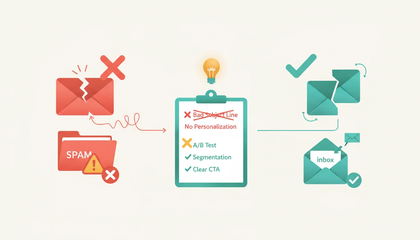 10 errores comunes en email marketing y cómo evitarlos