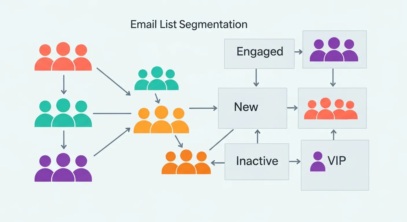 Guía completa de segmentación de listas de email