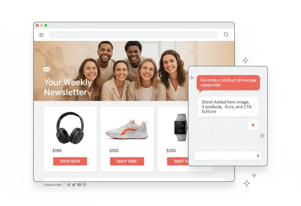 Generador de campañas de email con inteligencia artificial en Fleetmailer